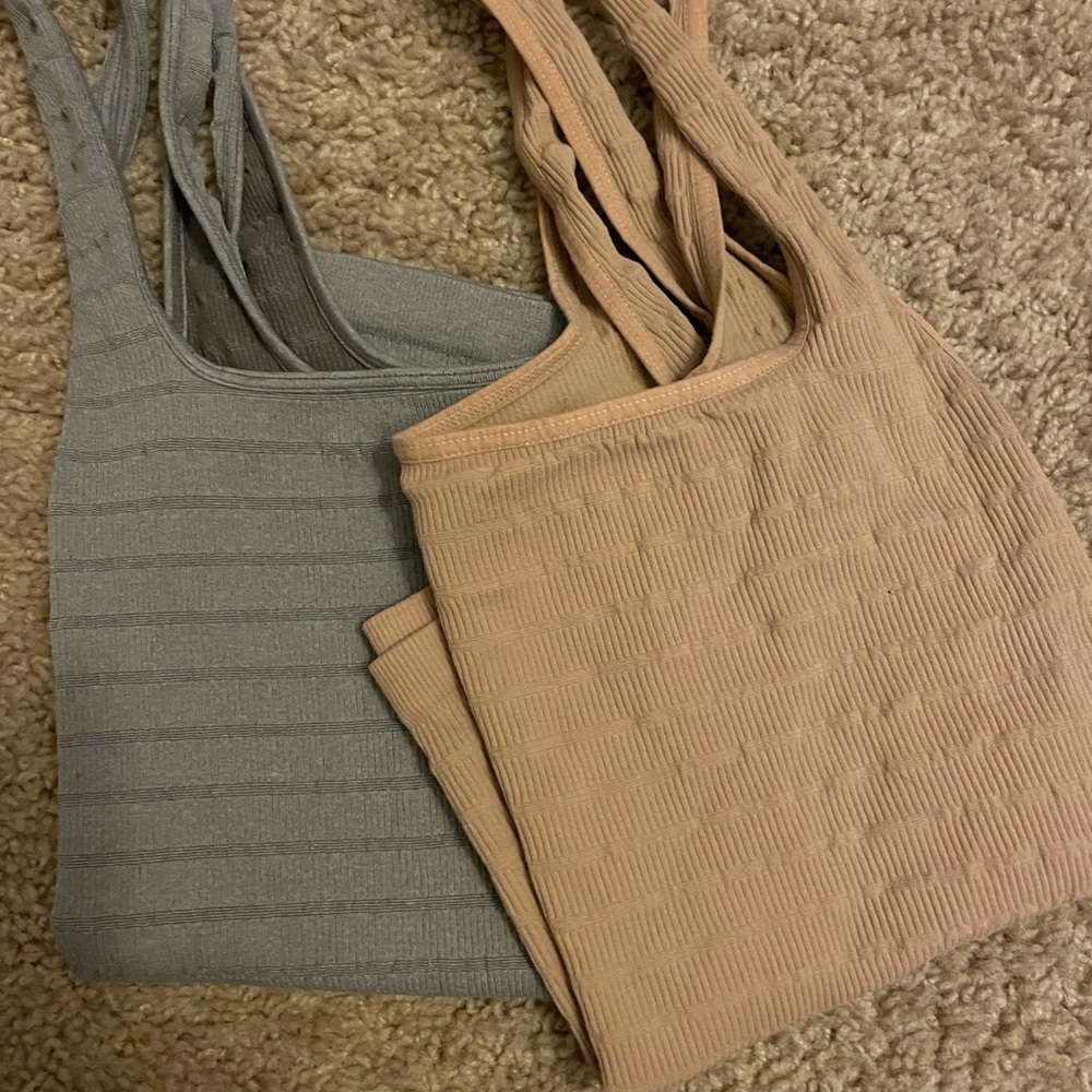 Free people square neck tanks